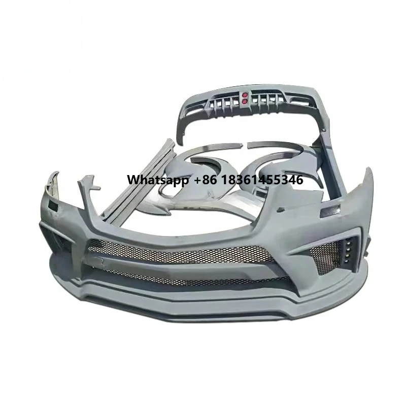 WD Style Fiberglass Body Kit (Front Bumper + Side Skirt + Wheel Brow + Rear Bumper)ML-Class W164