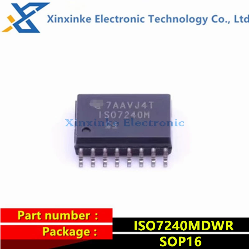 ISO7240MDWR SOIC-16 Digital Isolators Quad Ch 4/0 150Mbps Interface ICs Brand New Original