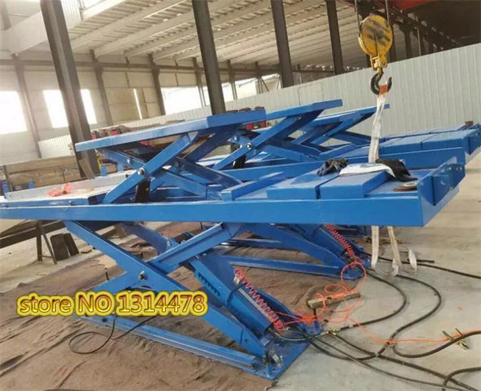 High Quality 3500 Kg Capacity Durable Hydraulic Big Scissor Car Lift For Sale Car elevator