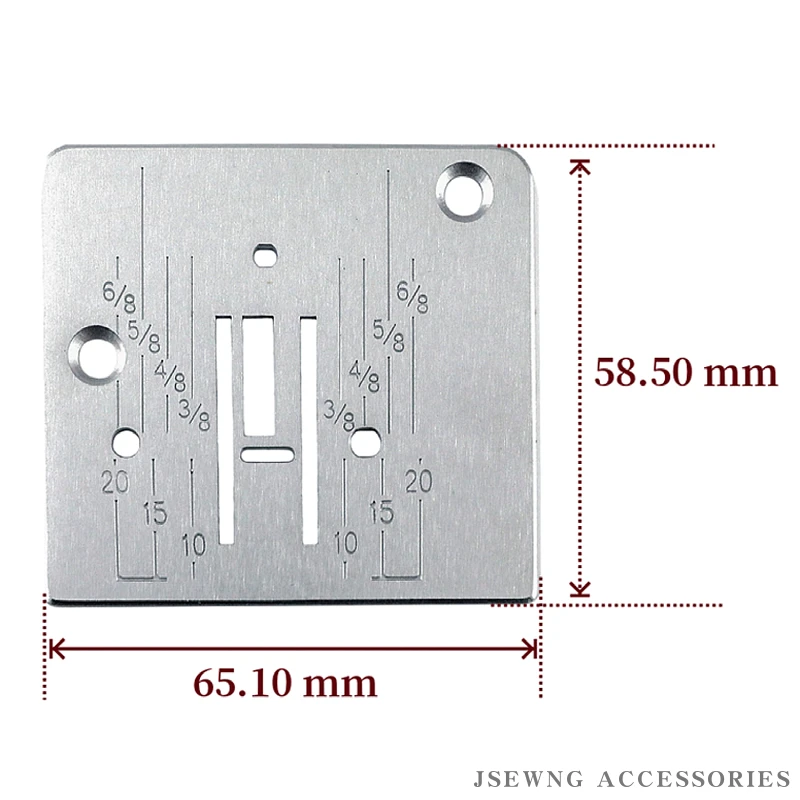 #744004001 (18317) płytka ściegowa pasuje do Babylock Janome nowy dom Viking Pfaff Bernette Elna NECCHI domowe maszyny do szycia Zig Zag