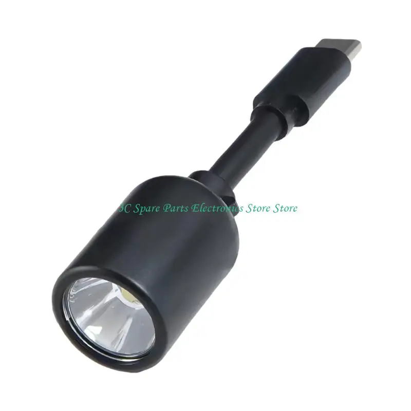 SZ Type C Plugs in LED Torches Handheld Flashlights with 3 Brightness Mode for Daily