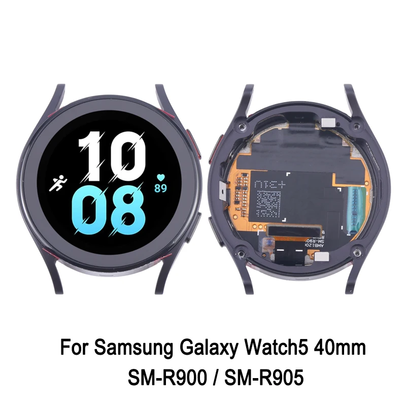 

1.2'' Super AMOLED LCD Screen with Frame For Samsung Galaxy Watch5 40mm SM-R900 / SM-R905 Watch Display Digitizer Full Assembly