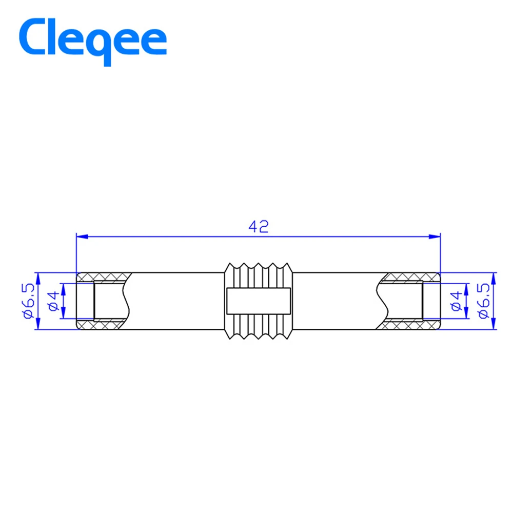 Cleqee-メスアダプター、p7023、10個、4mm、拡張、絶縁バナナプラグ、カプラー、2020