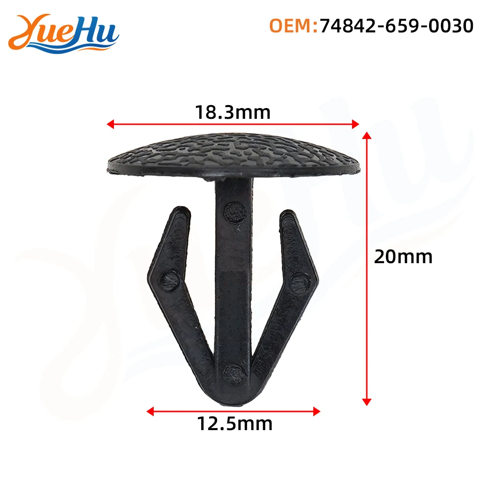 YUEHU 20PCS Engine Insulator Liner Retainer ClipFor Honda 74842-659-0030 Toyota Land Cruiser 90467-12078