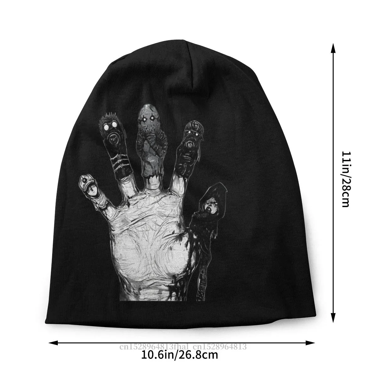 HAND Fashion Beanie Caps Gothique Skullies Beanies Ski  Cotton Bonnet Hats