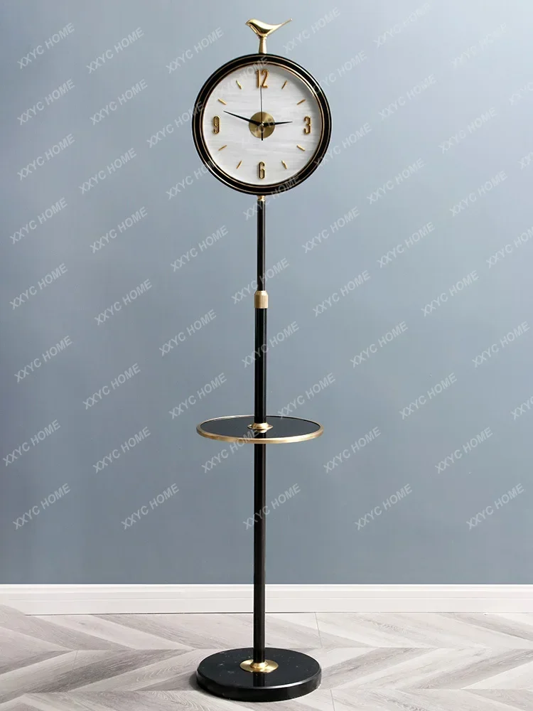 Home the Grandfather Clock Living Room Fashion Brass Decoration Clock