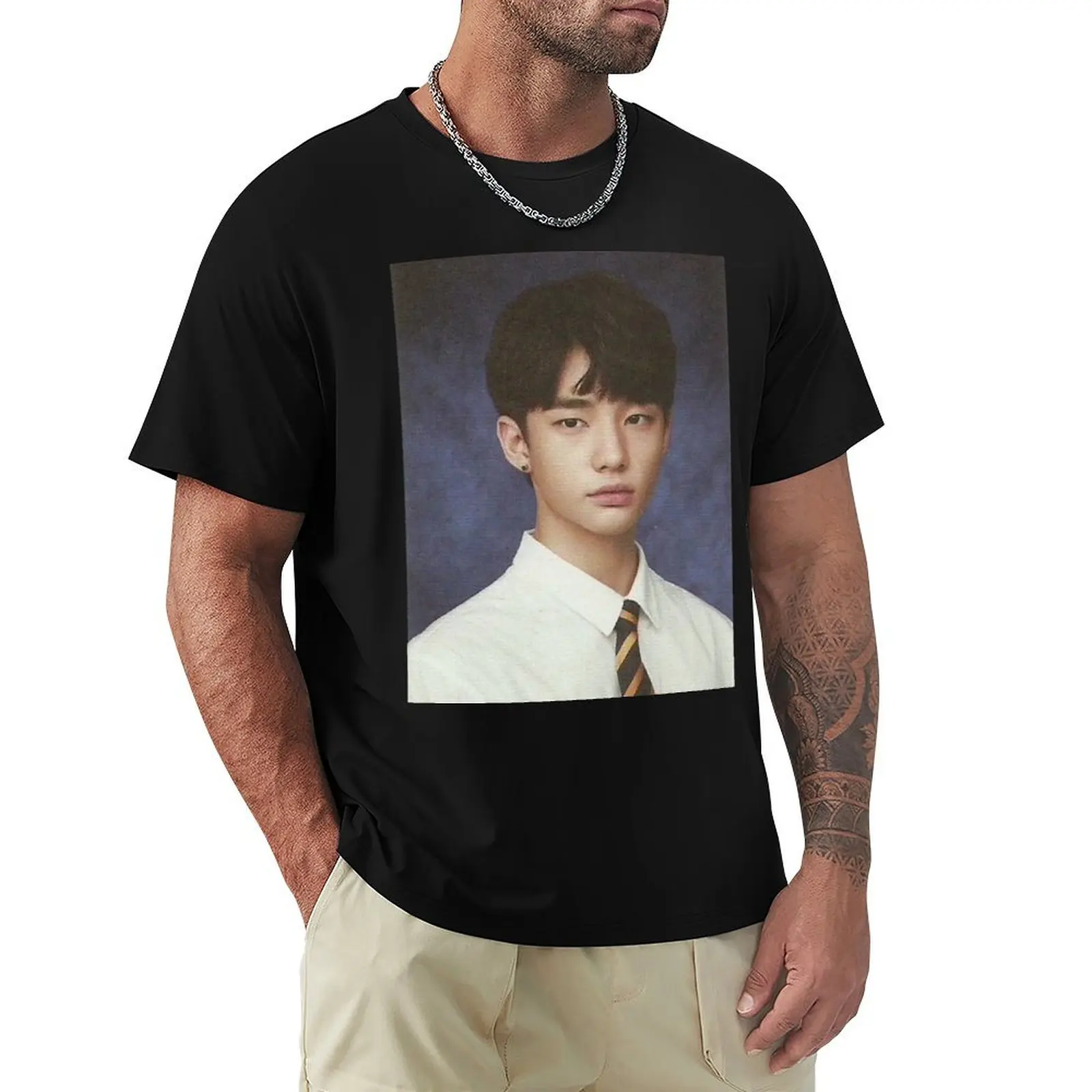 HYUNJIN - Mixtape T-Shirt cotton t shirts high quality T-Shirt