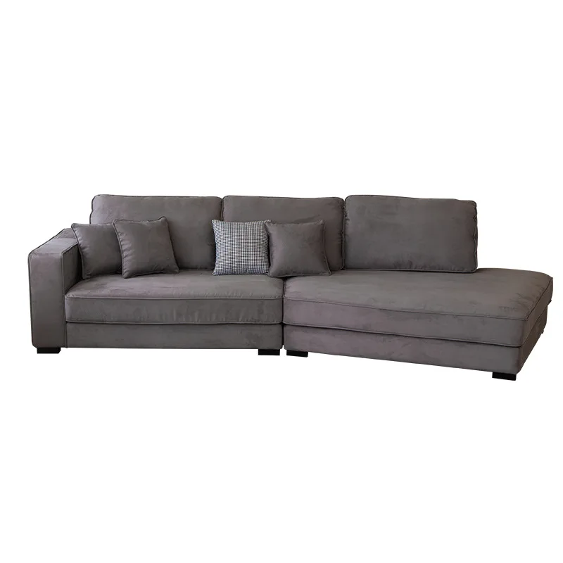 

Italian minimalist baxter sofa Budapest special-shaped corner sofa technical cloth sofa down fabric
