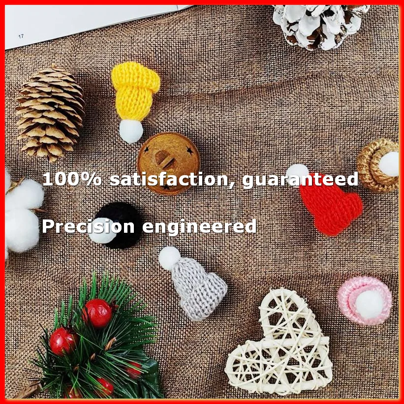 110PCS Mini Knitting Hats Christmas Mini Knitting Doll Hats Mini Wool Hat for Christmas Ornaments DIY-A79M