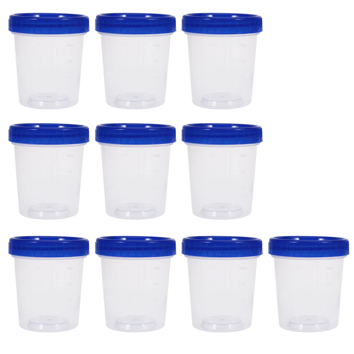 

10Pcs 120ml Clear Scale Plastic Measuring Cups Transparent Easy Read for Kitchen Laboratory Disposable Measuring Cups