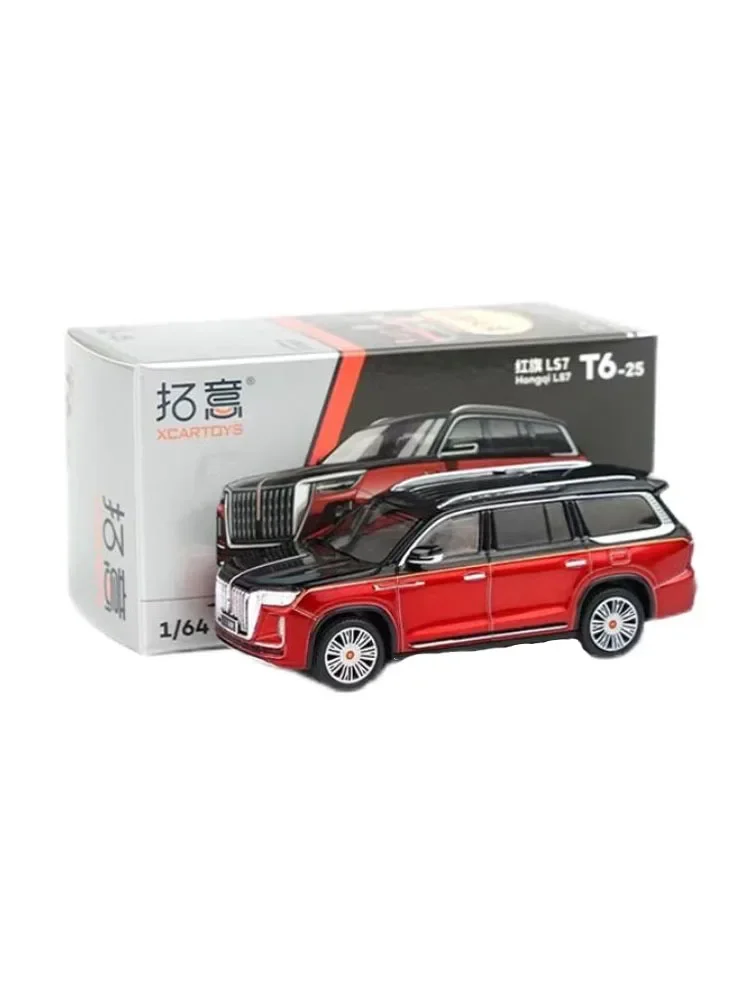 XCARTOYS 1:64 czerwona flaga LS7 miniaturowy model symulacyjny zabawki chłopięce SUV, zabawki chłopięce, kolekcja dla dorosłych, prezenty urodzinowe dla dzieci