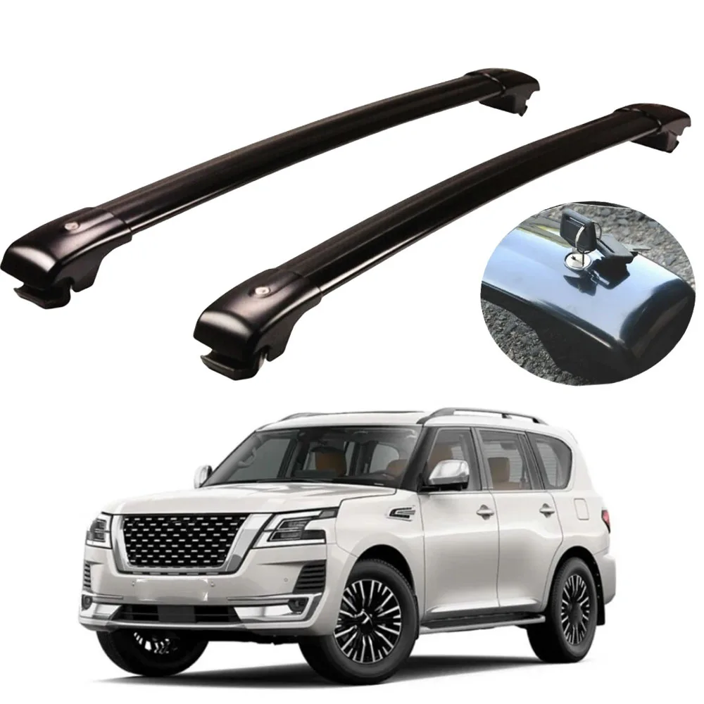 

VULIXYUAN 2PCs Crossbars Cross bars Roof Racks Fits for Nissan Patrol 2010-2024 with roof rails