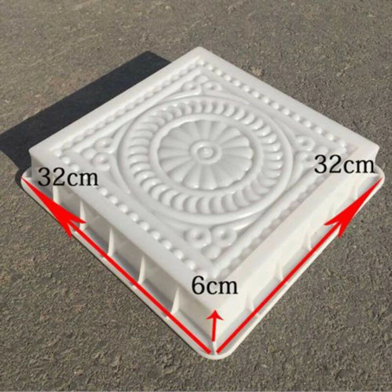 Kreatywna forma do cementowania płatków, DIY, chodnik kamień rzeczny, cementowa forma do przydomowego ogrodu, materiały do dekoracja dziedzińca