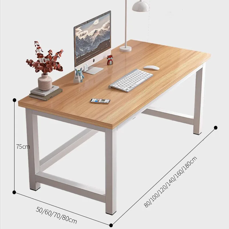 Office Standing Computer Desk Laptop Monitor Console Space Saving Crafting Computer Desk Reading Biurka Komputerowe Furniture