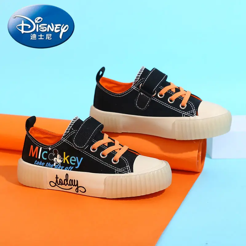 Mickey Real Photos Girls Shoes Children\'s Canvas Shoes Summer Breathable Mesh Children\'s Casual Shoes Sneakers Boys Board Shoes