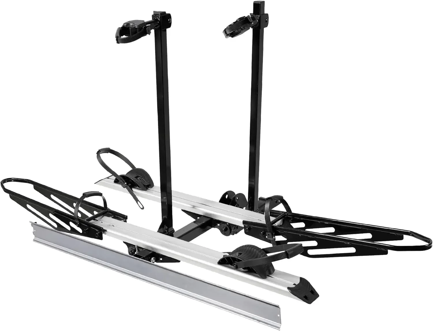 Mount Bike Rack with Ramp, 200 lbs. Capacity for 2 E-Bikes, fits Cars, , RVs, Trailers with 2 Inch Receiver