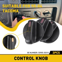 3Pcs For Toyota Tacoma 1995 1996 1997 1998 1999 2000 2001 2002 2003 2004 Accessories Air Condition Heater Control Knob Car Parts