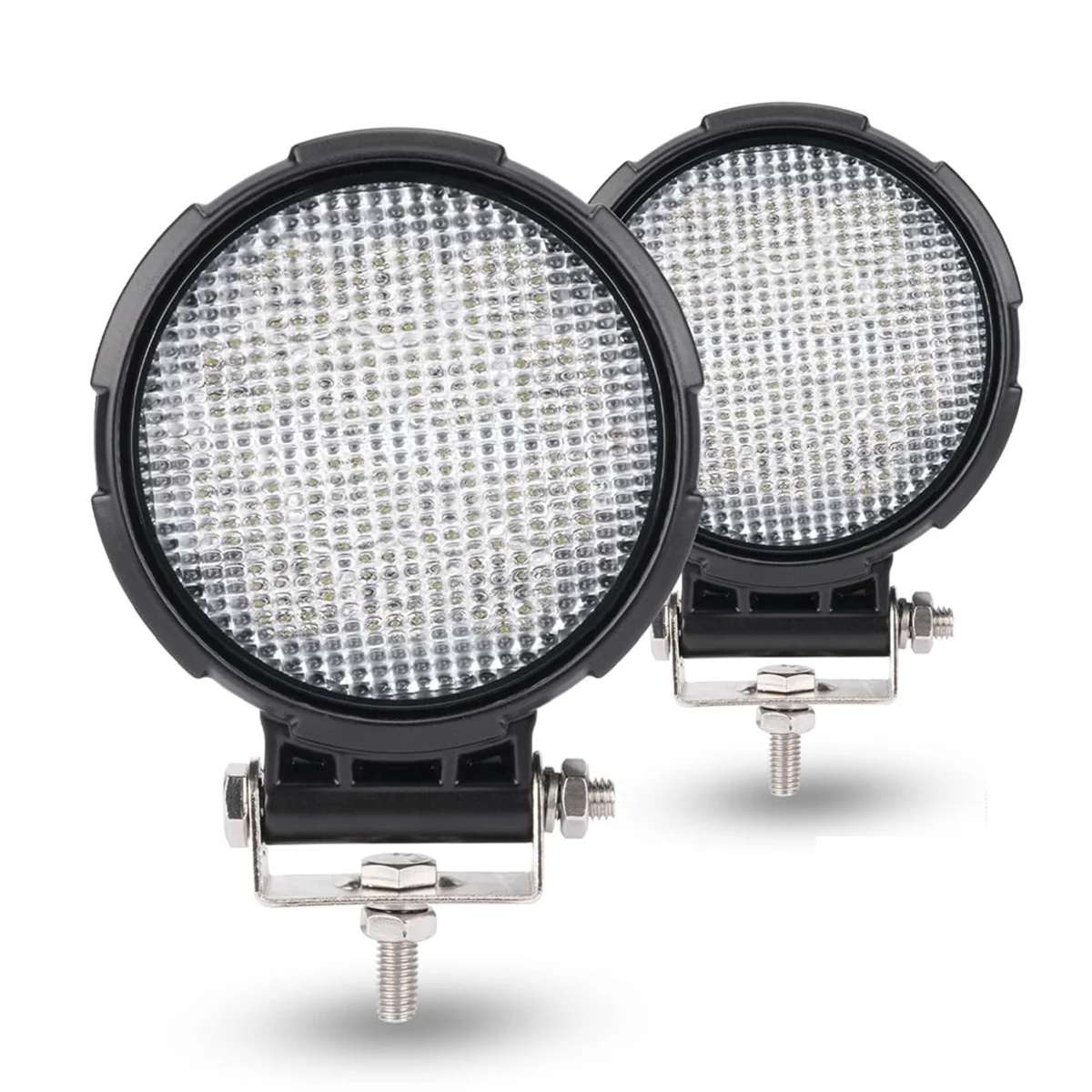 NNR-Round LED Diffused Light Pods, 2PCS 4 Inch 140W LED Off Road LED Work Lights Ditch Light Fog Lamp Waterproof ATV Lights