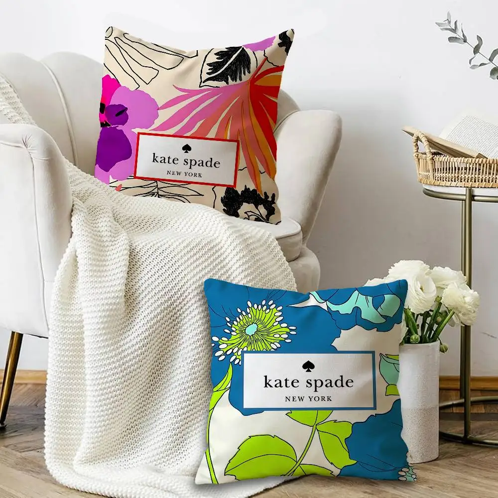 Fashion Brand K-Kate S-Spade Pillow Gift Home Office Decoration Bedroom Sofa Car Cushion Cover case 45x45