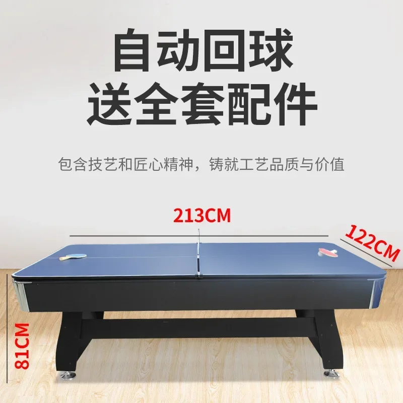 Billiards table Ping-pong table 2-in-1 Standard American household 8-foot pool table, indoor black eight snooker ball