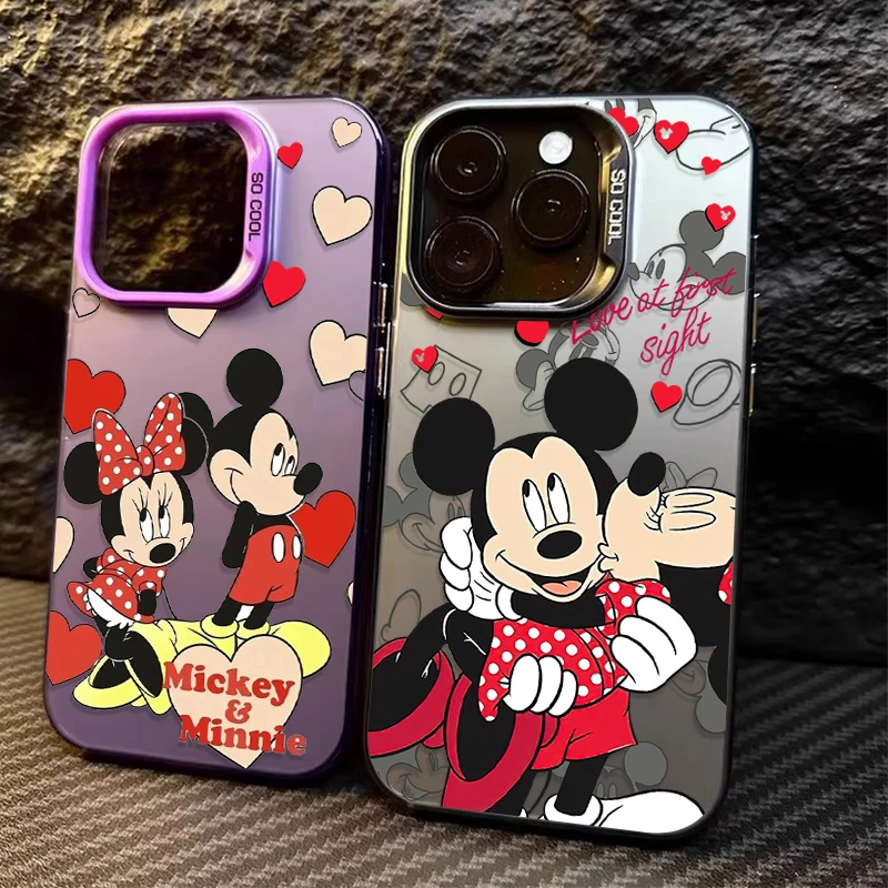 Couple Mickey Minnie Mouse Matte Hard Case for Xiaomi Redmi Note 13 12 11 Pro Plus 4G 5G 12S 11S 10S 10 9 9S 8 12C 13C A3 Cover