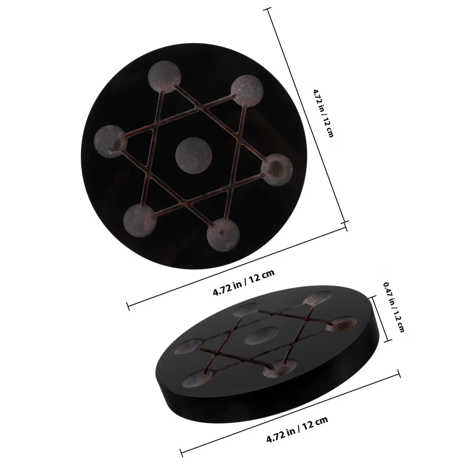 Natural Crystal Base Crystal Display Stand Elegant Board Sphere Display Tray for Crystals Gemstones