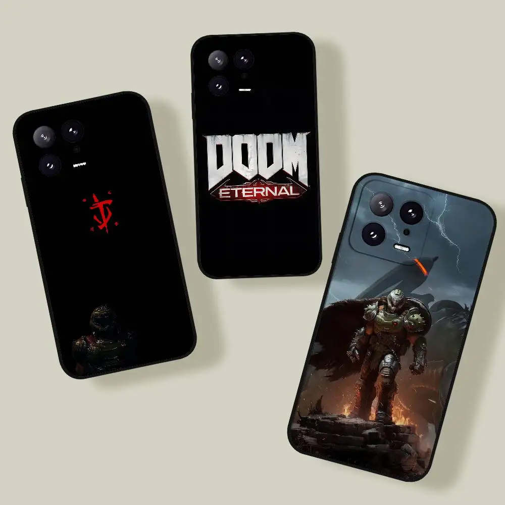 

Game A-DOOM-Eternal Phone Case For Xiaomi 11 12 Redmi Note 11 5G 8T 9A 9 10T Note8Pro Note9 12SUltra Black Case