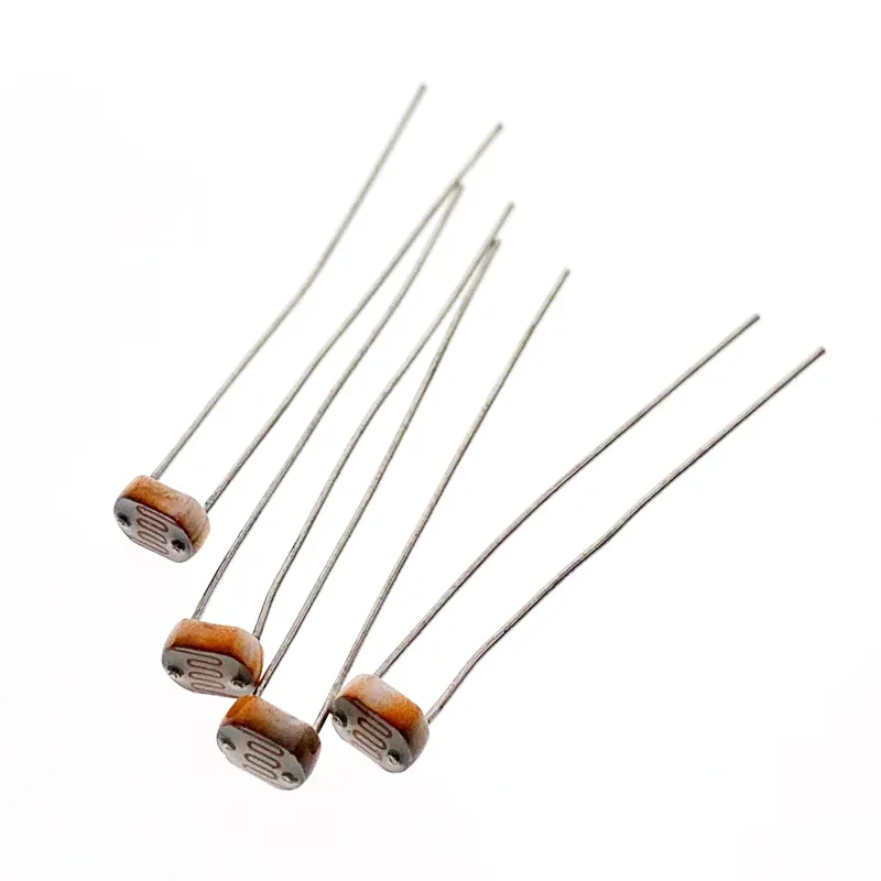 10Pcs Photoresistor 5528 photoelectric switch element photoelectric detection element 5MM