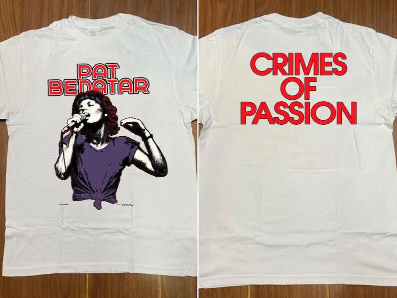 1980 Crimes Of Passion Pat Benatar Album Promo T-Shirt, Pat Benatar Tour 1980 Te