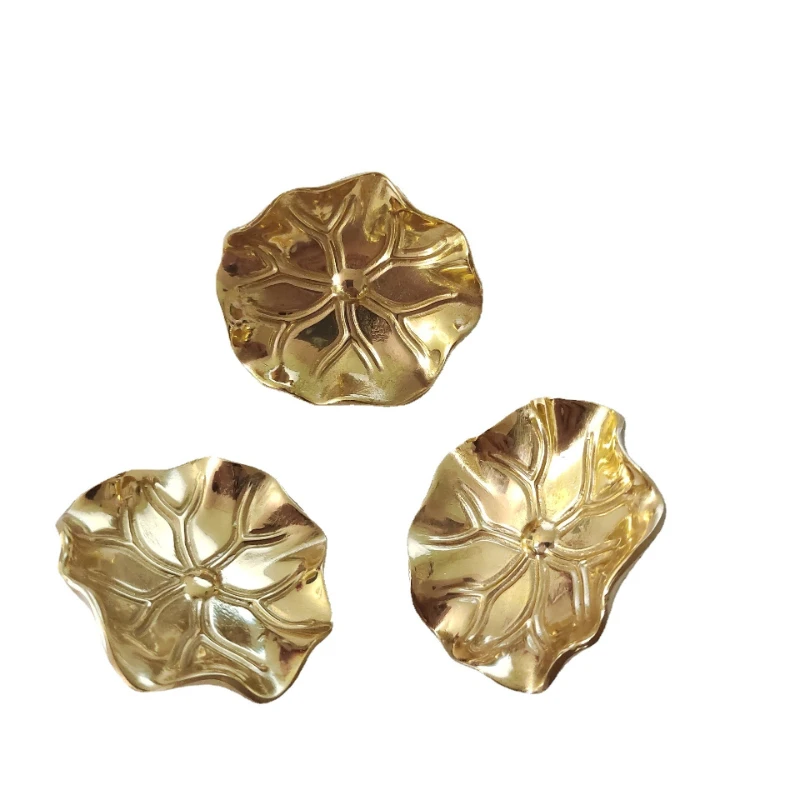 

Brass Furniture Handle Lotus Leaf Circular Square Wardrobe Bookshelf Kitchen Cabinet Drawer Single Hole Hardware Accessory