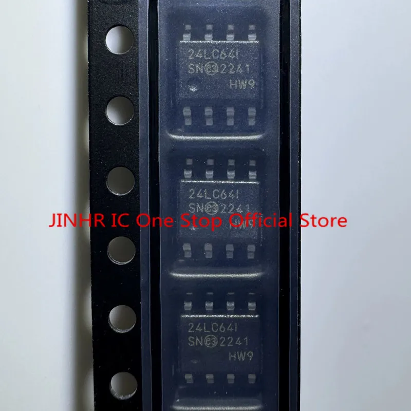 New 10PCS 24LC64T-I/SN 24LC64-I/SN 24LC64I 24LC64, Serial EEPROM