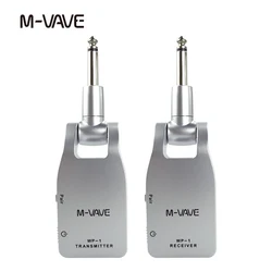 M-VAVE WP-1 2.4G Wireless Guitar System Transmitter & Receiver Rechargeable 30M Transmission Range for Electric Bass Guitar