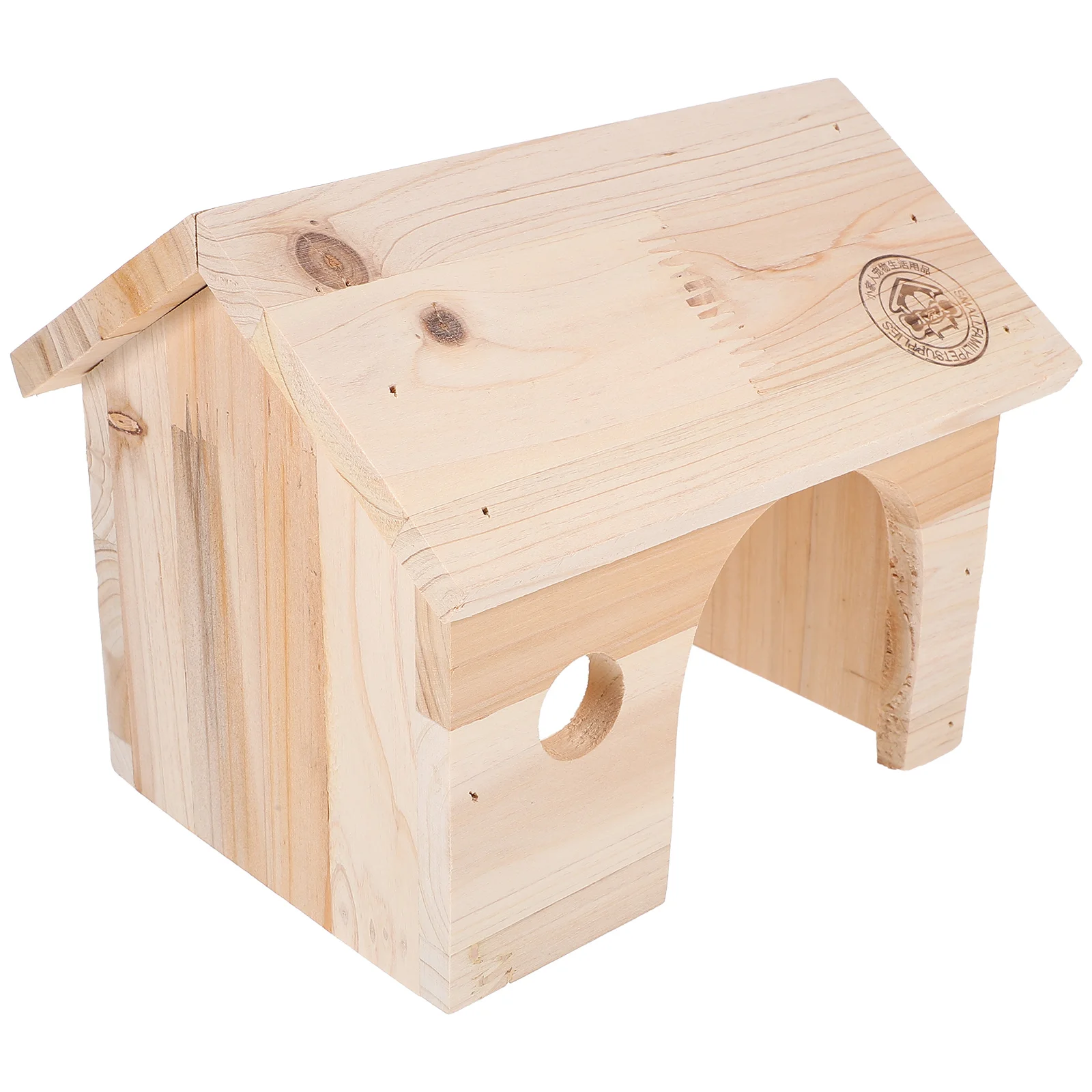 

Feeding Cabin Small Pet House Wood Shelter Hamster Hideout Baby Chicken Playground Rutin Chick Nest Private Easy