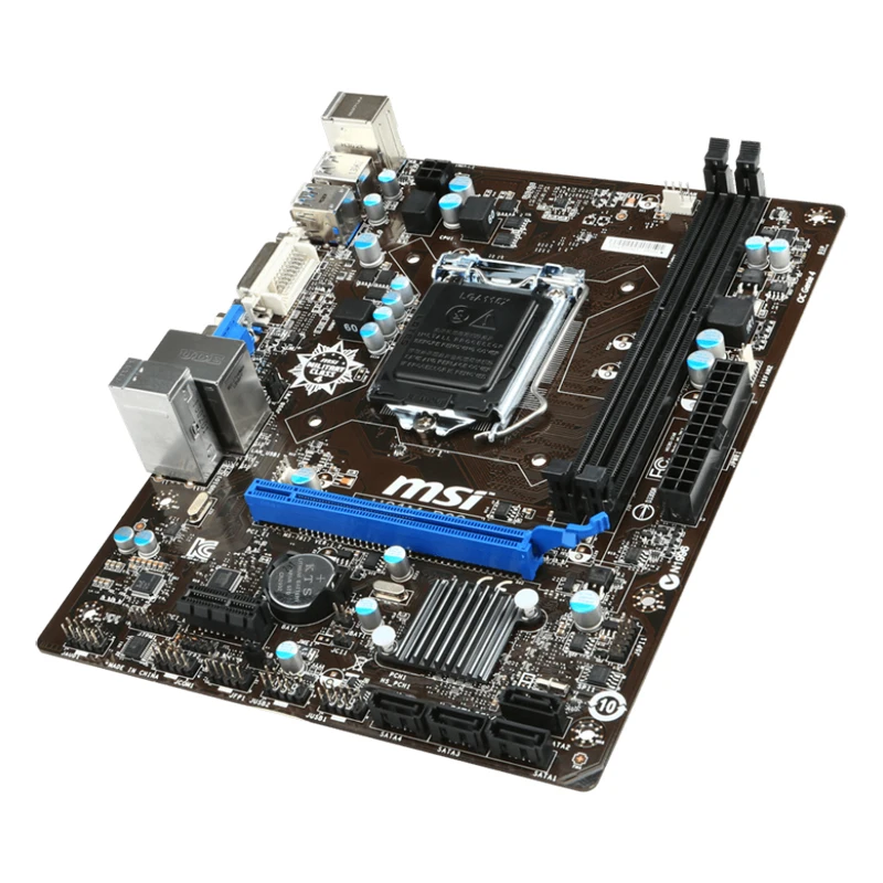 Imagem -04 - Msi-placa-mãe H81m-p33 Core i7 H81 Lga1150 Ddr3 Sata Pci Express Usb Vga Dvi Microatx Eletrônicos Eletrônicos de Consumo Eletrônicos