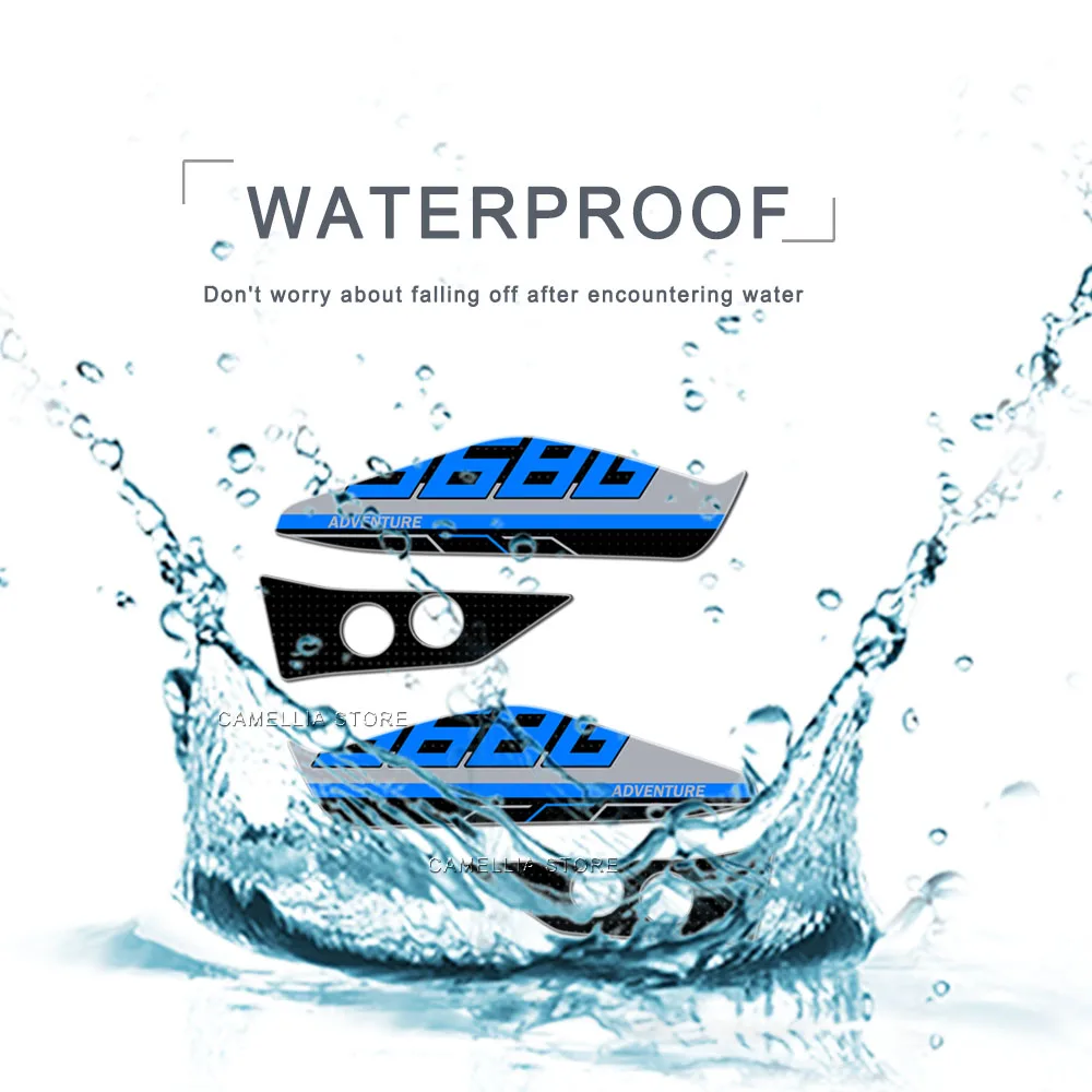 Naklejki na osłony dłoni do motocykla Zontes 368G 2025, żywica epoksydowa 3D, wodoodporne, akcesoria motocyklowe, naklejki motocyklowe