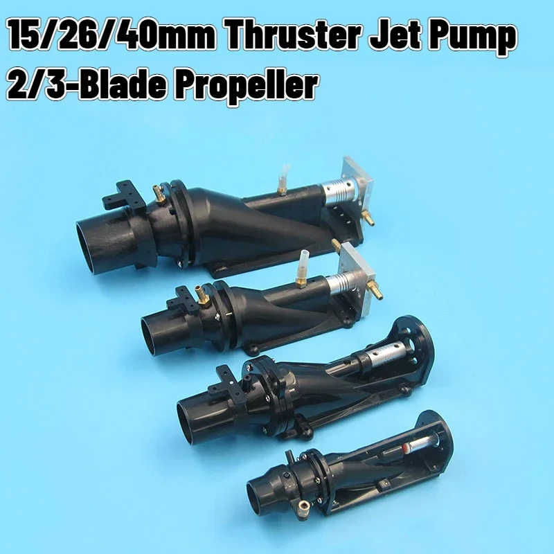 15mm 26mm 40mm Caliber Ship Model Thruster Coupling 2.3/3.18/4/5mm 2/3-blade propeller 15/26/40mm Water Jet Pump