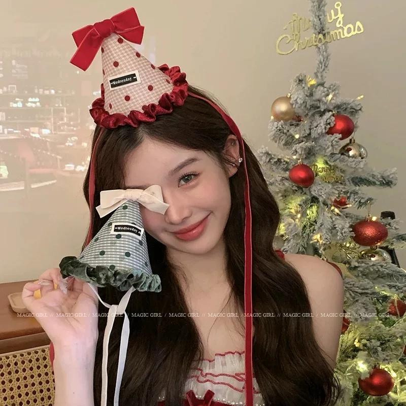 

Christmas Hair Bows Velvet Clips for Women Girls Cute Hair Accessories Party Headwear