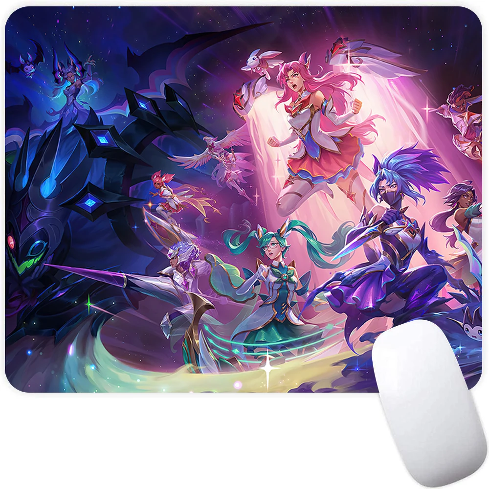 Imagem -06 - Star Guardian League of Legends Mouse Pad para Jogos Pad para pc Grande Tapete de Mouse para Computador Gamer Grande Mousepad Tapete de Teclado Xxl