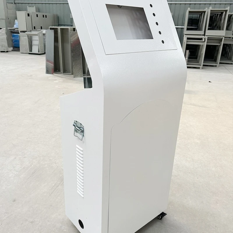 Touch screen distribution box, beveled control cabinet equipment supporting console
