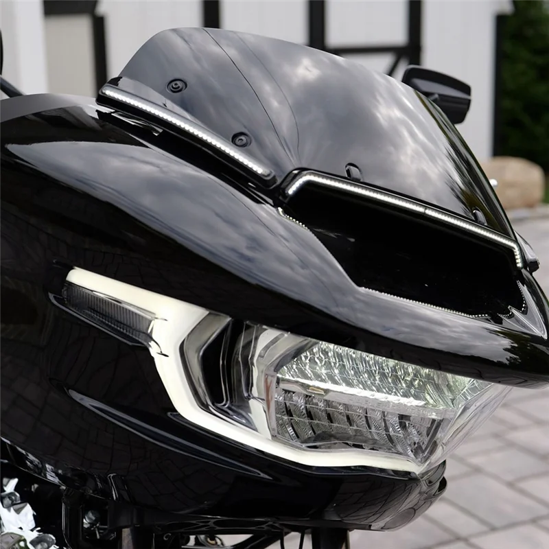 Motorcycle LED Center Fairing Vent Trim Light For  TOURING CVO 121 117 Road Glide ST FLTRXSE FLTRX 2023 2024