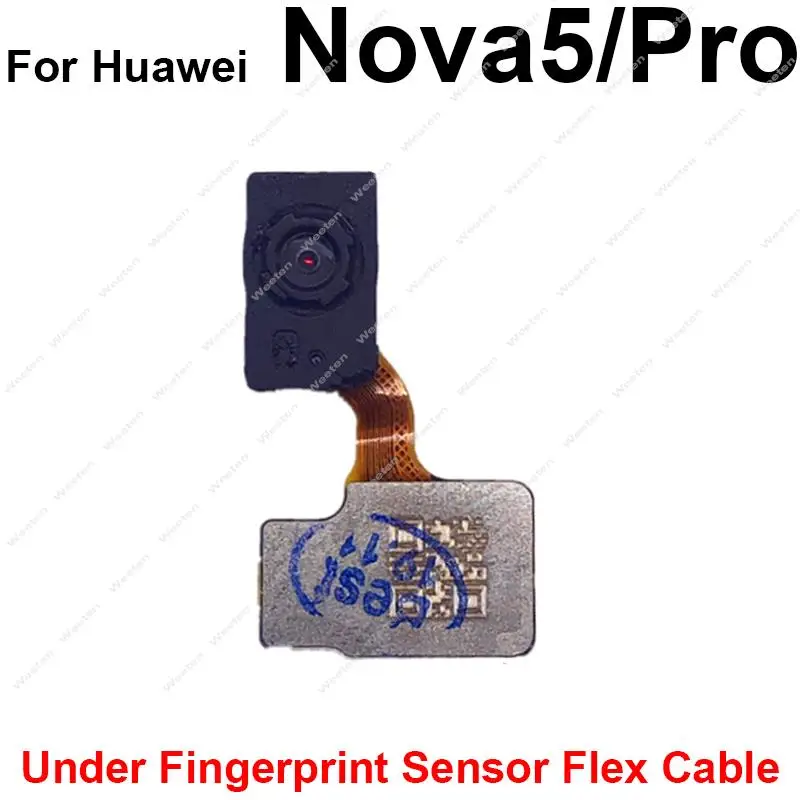 Power Button Fingerprint Sensor For Huawei Nova 5 Pro 5i Pro 5T 5Z Home Key Touch Under Screen FingerPrint Connecting Flex Cable