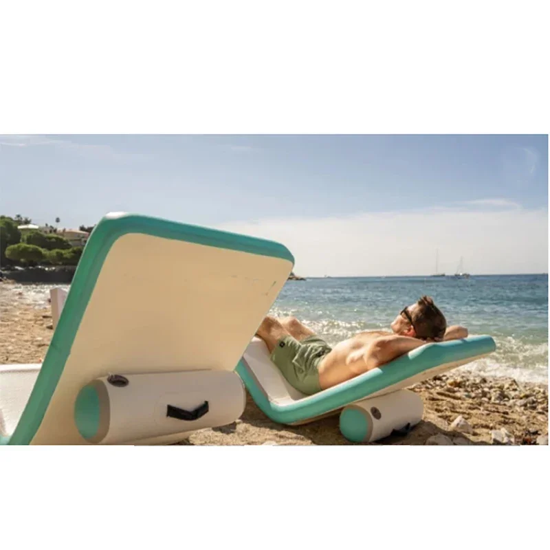 inflatable floating sea beach chair sofa drop stitch folding pool sun lounge chair