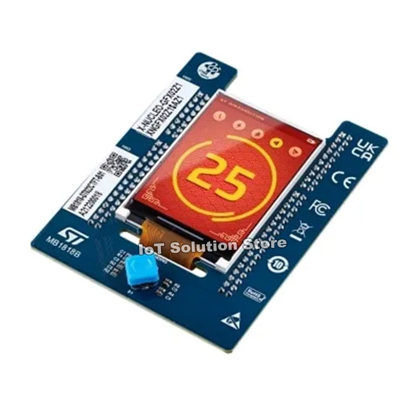 

X-NUCLEO-GFX02Z1 Display expansion board for STM32 Nucleo with Zio connector X NUCLEO GFX02Z1