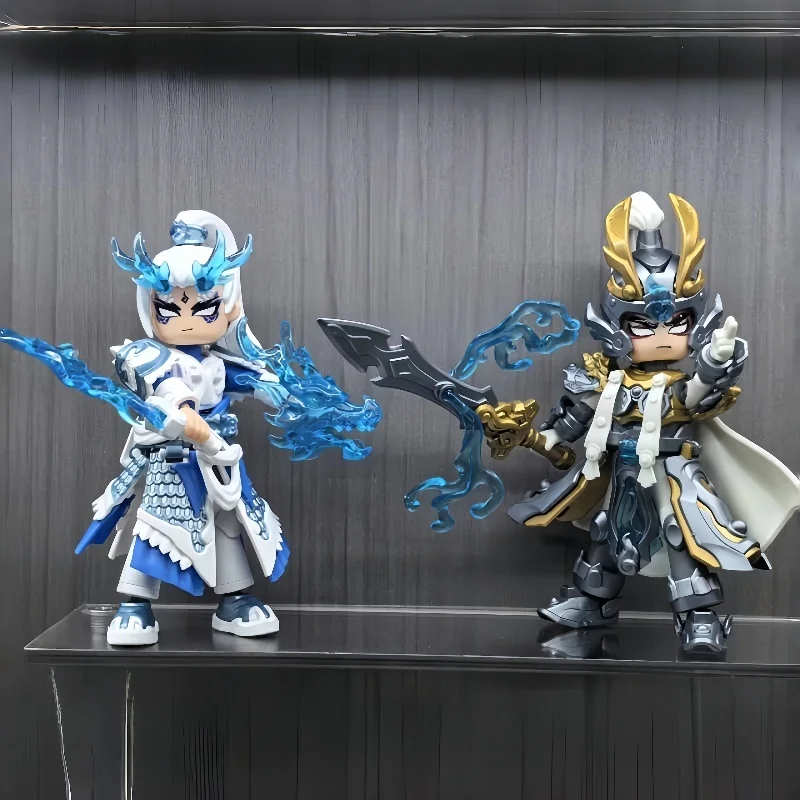 

New In Stock Genuine Blokees Hero Spire Armor Vresion Tang Seng Sha Gojeyo Lu Bu Guan Yu Assembled Movable Model A Birthday Gift