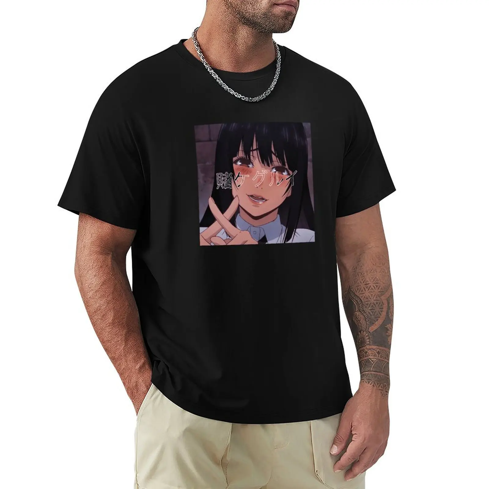 

Anime / Manga Kakegurui Yumeko Jabami T-Shirt gifts for boyfriend topping mens graphic t-shirts hip hop