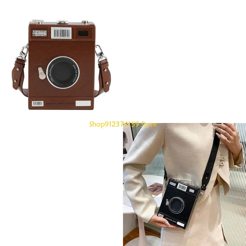 

G5AE Women Bag Camera Shoulder Bag Everyday Bag PU Leather Crossbody Bag