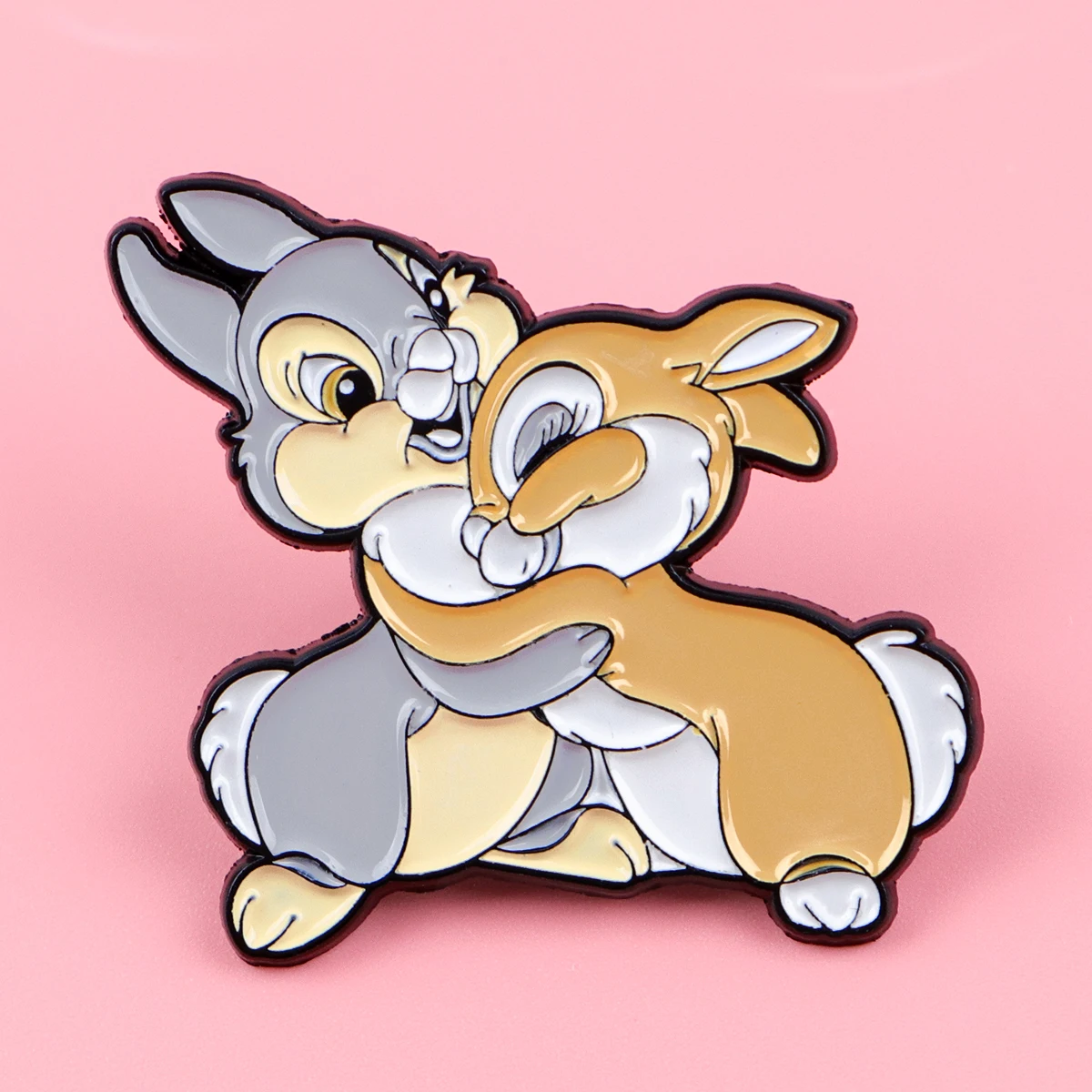 1-4 قطعة مختلط لطيف بامبي المينا دبوس الكرتون دبابيس شارات على ظهره للنساء التلبيب دبابيس تأثيري اكسسوارات الهدايا