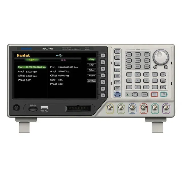 

Hantek HDG2102B Signal Generator 100MHz 2 Channel 16Bit 250MSa/s 64M Memory Arbitrary Waveform Function Generator