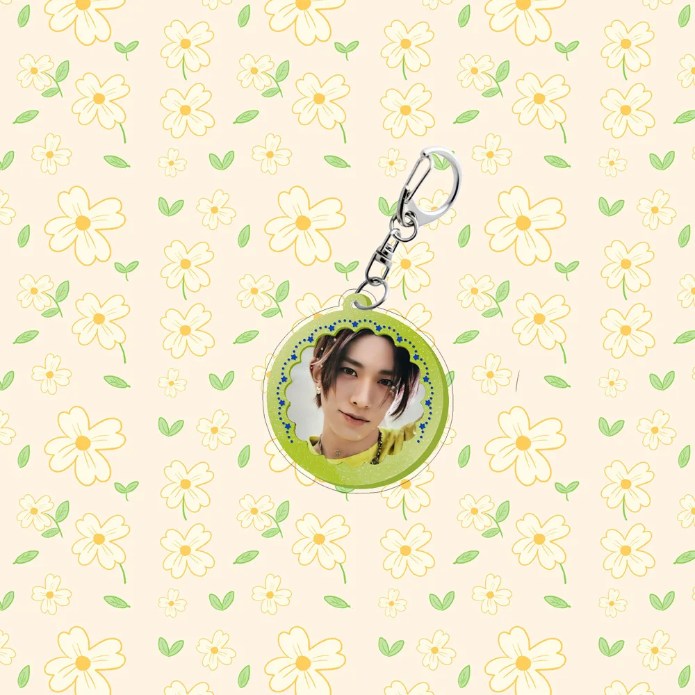 KPOP HEESEUNG JAY JAK Keychain Fashion Acrylic Figure Keyring Bag Pendant Accessories SUNGHOON SUNOO JUNGWON NI-KI Fans Collect