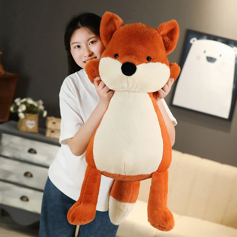 

Huggable Kawaii Fox Doll Stuffed Appease Animal Plush Toys For Children Girl Boy Kids Cute Gift Soft Cartoon Christmas Presents